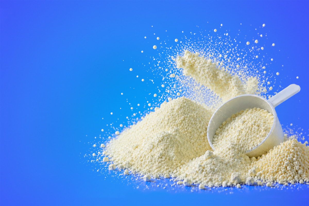 Milk derivatives powders